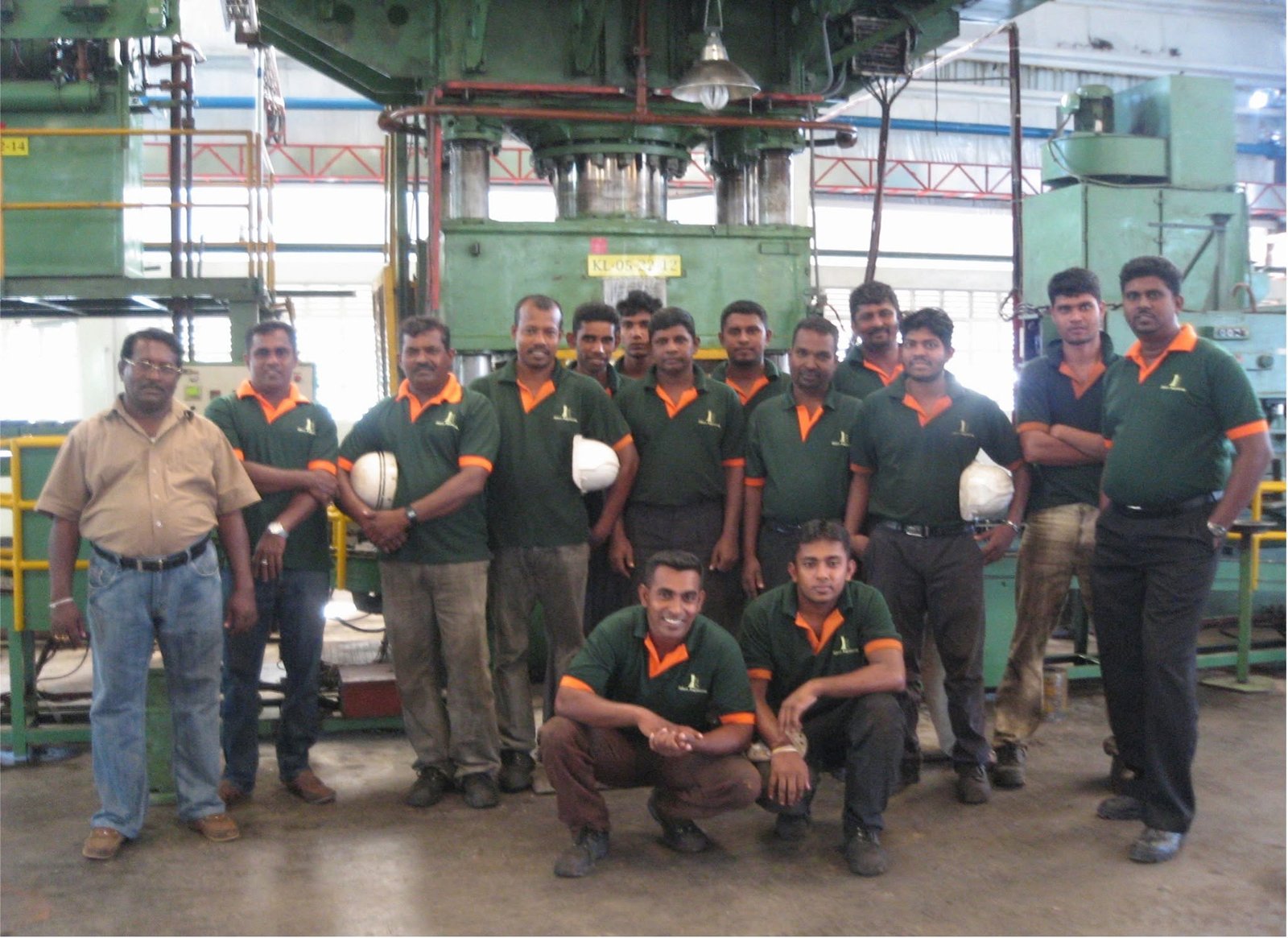 The Ishara Engineering Service team at a client factory in Sri Lanka